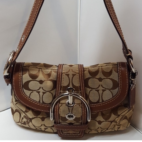 Coach Bags Coach Signature Jacquard Purse Poshmark